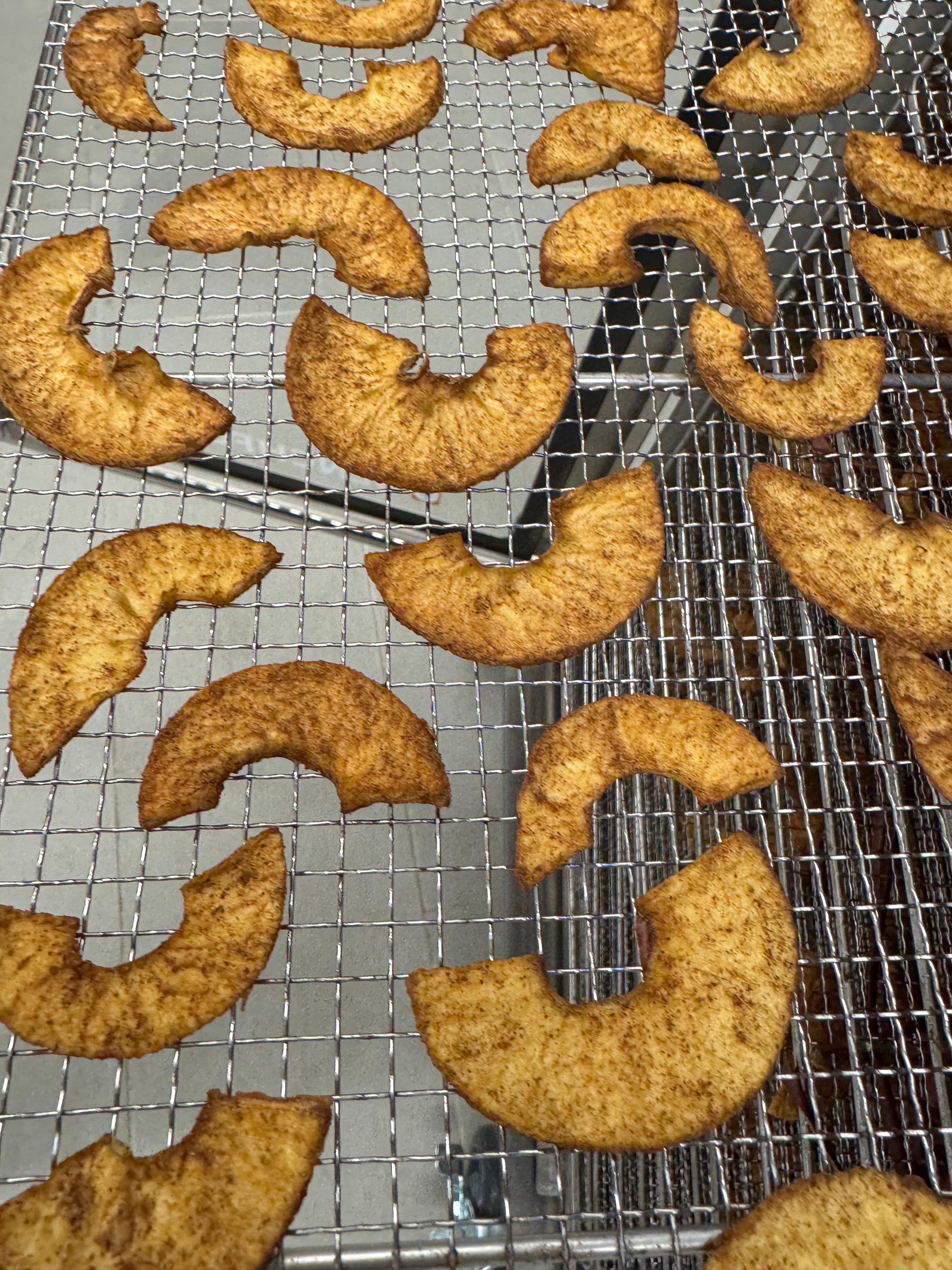 Tart Apple Snaps with Maple Syrup